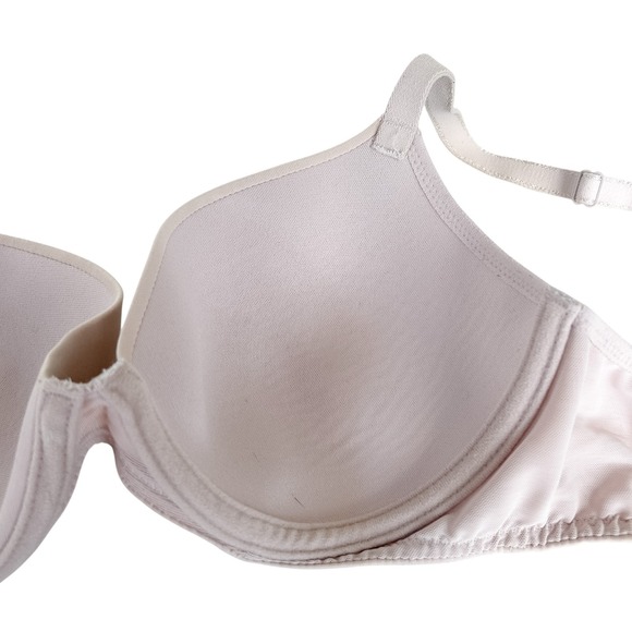 Freya Undetected Bra Size 28DDD Underwire T-Shirt Bra Beige Nude V-Neck - Picture 10 of 11